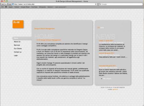 R+W Design Management @ Radl & - Website design - www.r-w.it